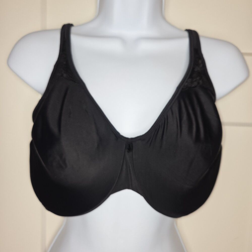 Bali Passion for Comfort Underwire Bra Black 36DDD 3385 Full Coverage Minimizer